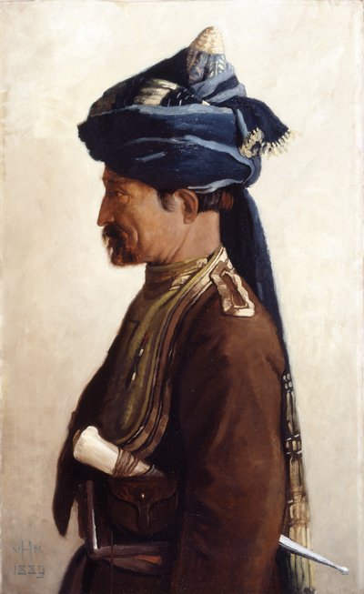 Mohamed, un Jemadar de la 5ª Caballería de Bengala, 1889 de Vereker Monteith Hamilton