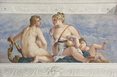 Apolo y Venus, de la Sala di Bacco, c.1561 de Veronese