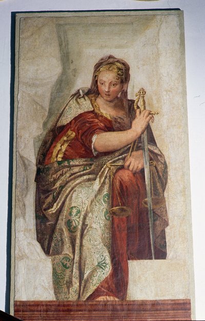 Justicia, de las paredes de la sacristía de Veronese