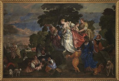 Moisés salvado de las aguas de Veronese
