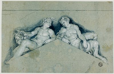 Sobrepuerta con Figura Masculina Alegórica de Veronese