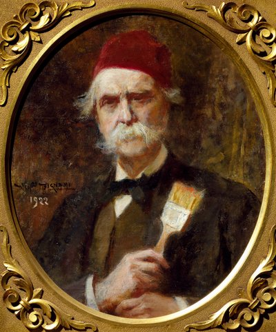 Autorretrato de Vespasiano Bignami de Vespasiano Bignami