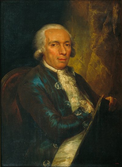 Retrato del grabador Pasqual Pere Moles, primer director de la Escola de Llotja de Vicent López Portaña