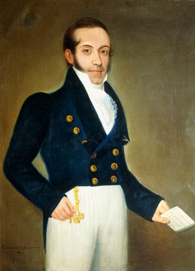 Retrato de Don Agustín de las Heras y Carazo de Vicente Escobar