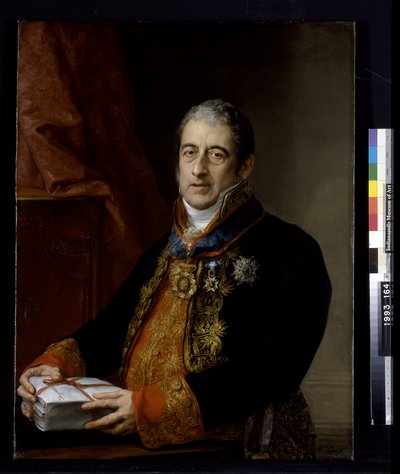 Retrato De Juan Miguel De Grijalba (óleo sobre lienzo) de Vicente Lopez y Portana
