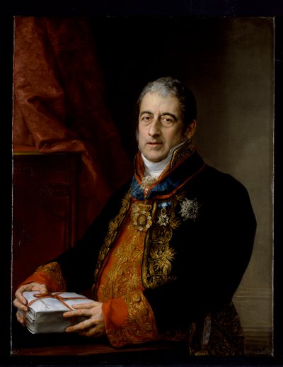 Retrato de Juan Miguel de Grigalba, c.1835 (óleo sobre lienzo) de Vicente Lopez y Portana