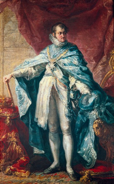 Retrato del Rey Fernando VII (1784-1833) de Vicente Lopez y Portana