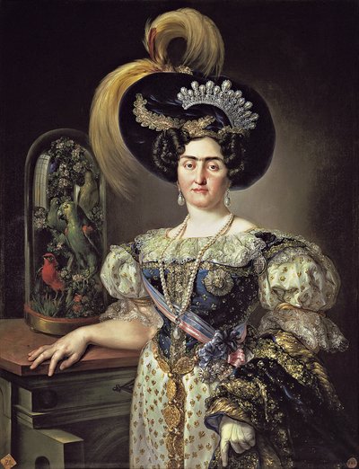 Retrato de Dª. María Francisca de Braganza y Borbón de Vicente López Portaña