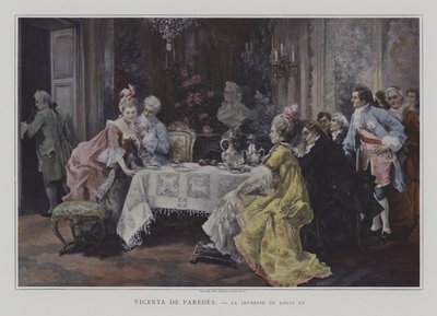 La juventud de Luis XV de Vicente de Parades