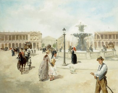 La Place de la Concorde de Vicente de Paredes