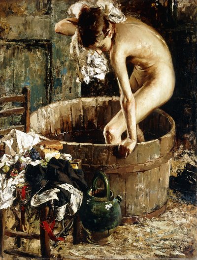 Bañándose de Vicenzo Irolli