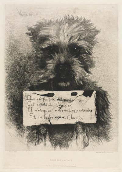Para los pobres, 1863 de Vicomte Lepic Ludovic Napoléon