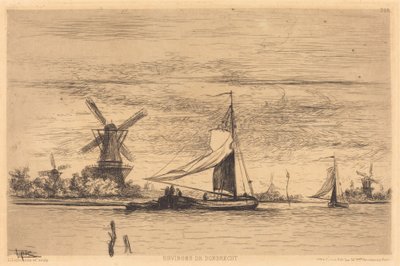 Alrededores de Dordrecht de Vicomte Ludovic Lepic