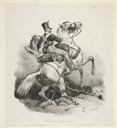 caballo caucho de Victor Adam