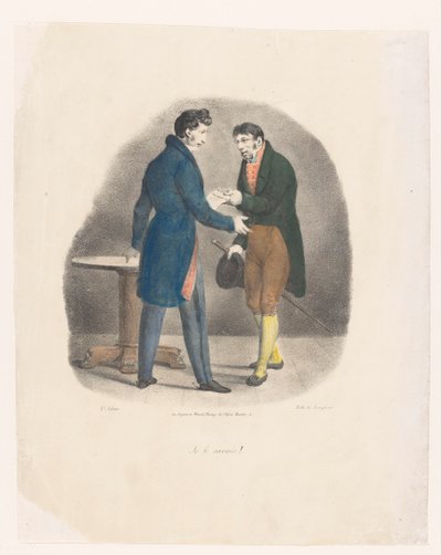 Joven recibe una carta ¡Je le savais! (título en el objeto) Un año en la vida de un joven (título de la serie) Un an de la vie de jeune homme, histoire veritable (título de la serie) de Victor Adam