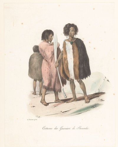 Traje de los guerreros de Shouraki (Nueva Zelanda)
Costume des Guerriers de Shouraki (título en el objeto)
Voyage de découvertes de l