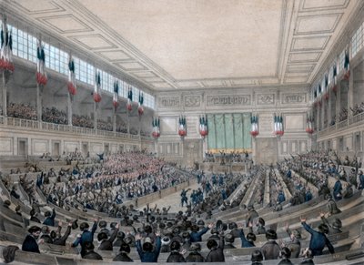 ¡La Asamblea Nacional está en permanencia!, París, 15 de mayo de 1848 de Victor Adam