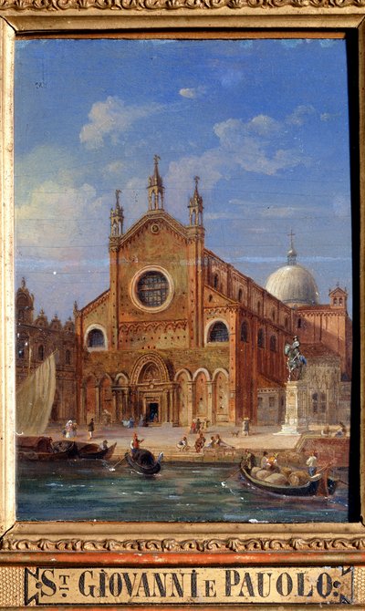La iglesia de Santi Giovanni e Paolo San Zanipolo, siglo XIX de Victor Adam