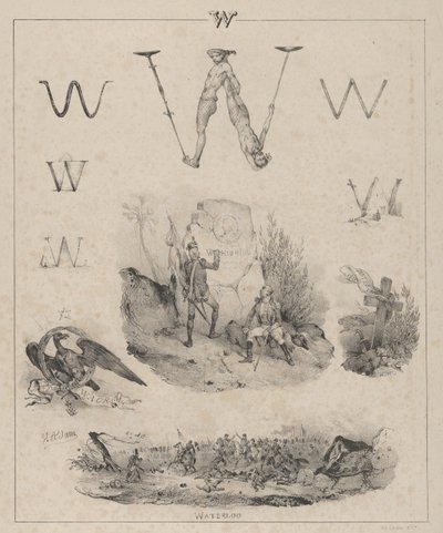 La letra W: Washington, Wagram, Waterloo de Victor Adam