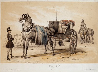 Tilbury - Litografía de Adam, ca. 1840 de Victor Adam