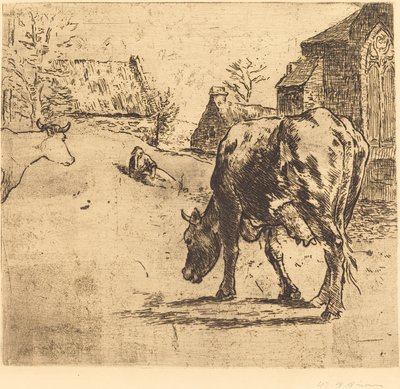 La vaca de Victor Alfred Paul Vignon