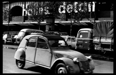 Les halles de París justo antes de la demolición de agosto de 1971 de Victor Baltard