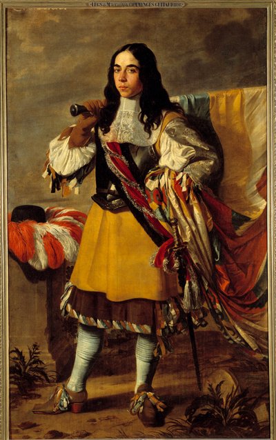 Una pintura de puerta de pared de Victor Boucquet (1619-1677) Siglo XVII Sol. 1,84x1,12 m de Victor Boucquet