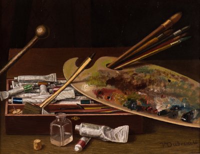 La paleta del artista de Victor Dubreuil