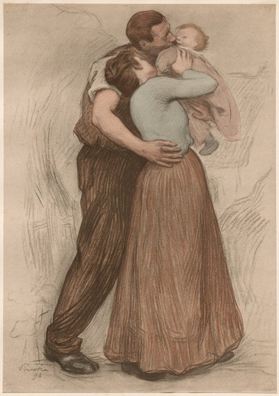 El Beso, 1898 de Victor Emile Prouve