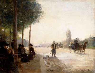 Los Campos Elíseos, París de Victor Gabriel Gilbert