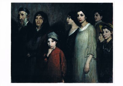 Los emigrantes, c.1910 (óleo sobre lienzo) de Victor Hageman