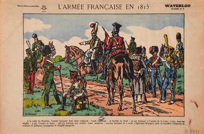 El ejército francés en 1815, Waterloo, c.1920 de Victor Huen