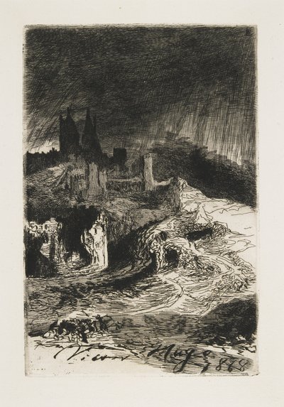 Paisaje, 1868 de Victor Hugo