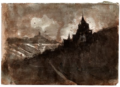 Valle del Rin, ca 1850 de Victor Hugo