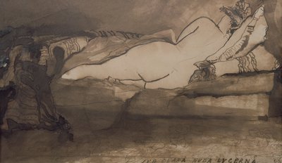 Desnudo durmiendo de Victor Hugo