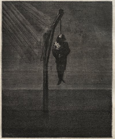 El ahorcamiento de John Brown - Ahorcamiento 2 de diciembre de Victor Hugo
