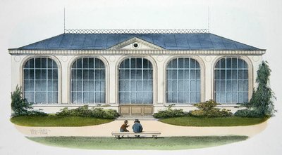 La Orangerie en Bellombre (Bourgogne) ilustración de 