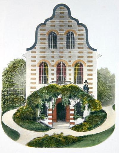Una casa holandesa, ilustración de 