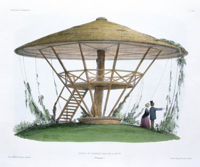 El parasol de Robinson, Parc de la Motte, Borgoña, de 
