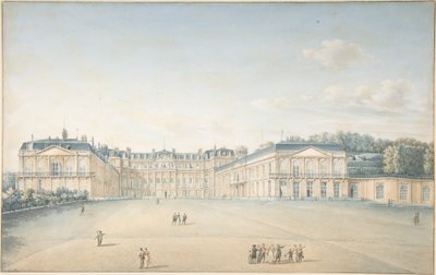 Patio del castillo de Saint-Cloud de Victor Jean Nicolle
