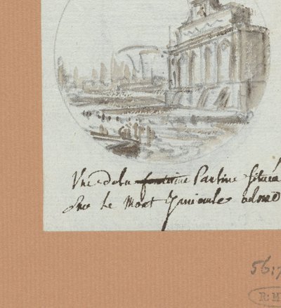De Aqua Paolo, der Brunnen auf dem Janiculus de Victor Jean Nicolle