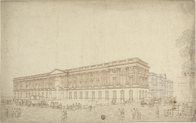 La columnata del Louvre de Victor Jean Nicolle