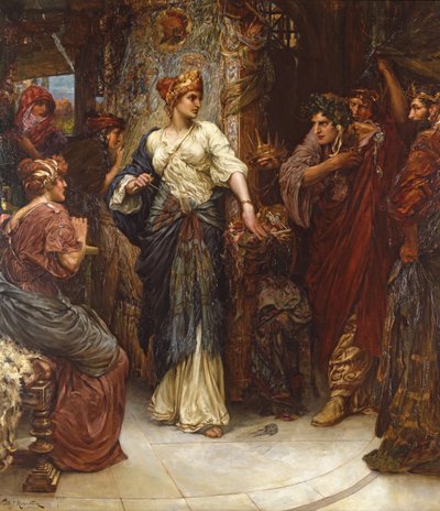 Penélope y los pretendientes, 1900 de Victor John Robertson