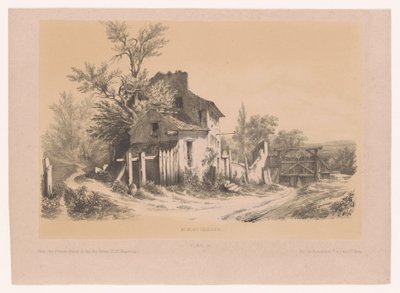 Boerderij op de Mont Valérien En Mont Valérien (título sobre objeto) de Victor Lefranc