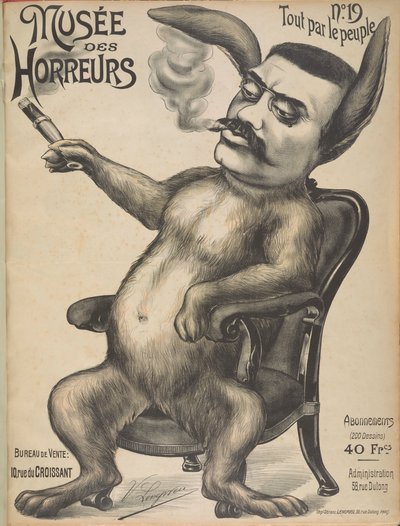 Galería de Horrores del Musée des Horreurs: Alexandre Millerand, 1899 de Victor Lenepveu