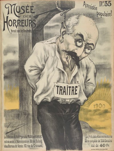 Galería de los Horrores: Alfred Dreyfus de Victor Lenepveu