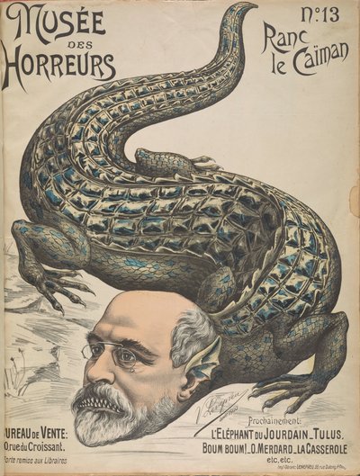 Galería de Horrores del Musée des Horreurs: Arthur Ranc, 1899 de Victor Lenepveu
