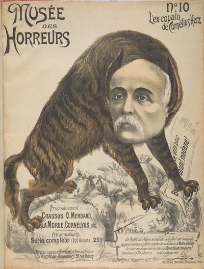 Musée des Horreurs Galería de Horrores: Georges Clemenceau, 1899 de Victor Lenepveu