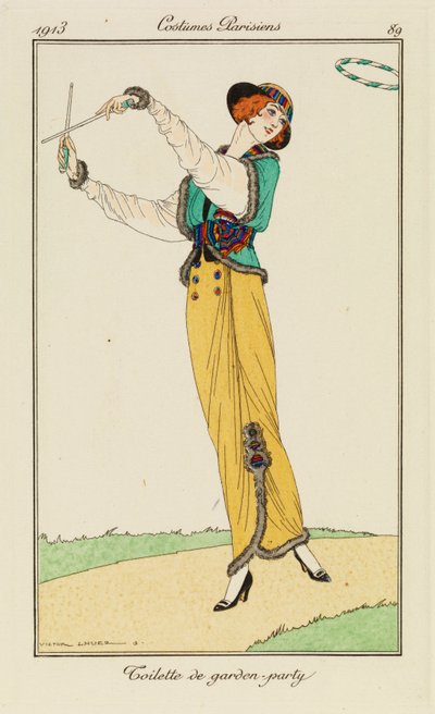 Lámina 89 de "Costumes Parisiens de Victor Lhuer