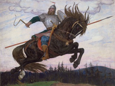 Un bogatyr, 1920 de Victor Mikhailovich Vasnetsov